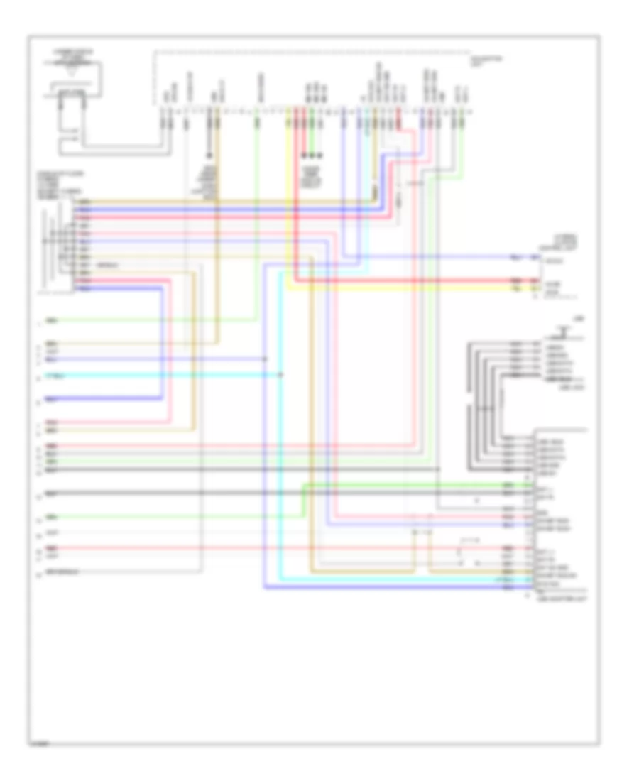 Radio Wiring Diagram, USA & Canada 4 двери ИСКЛЮЧАЯ, EX-L, гибрид С навигация (3 из 3) для Honda Civic EX 2009
