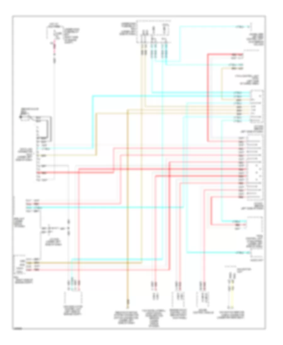 схема соединителя канала связи для Honda Pilot EX 2010