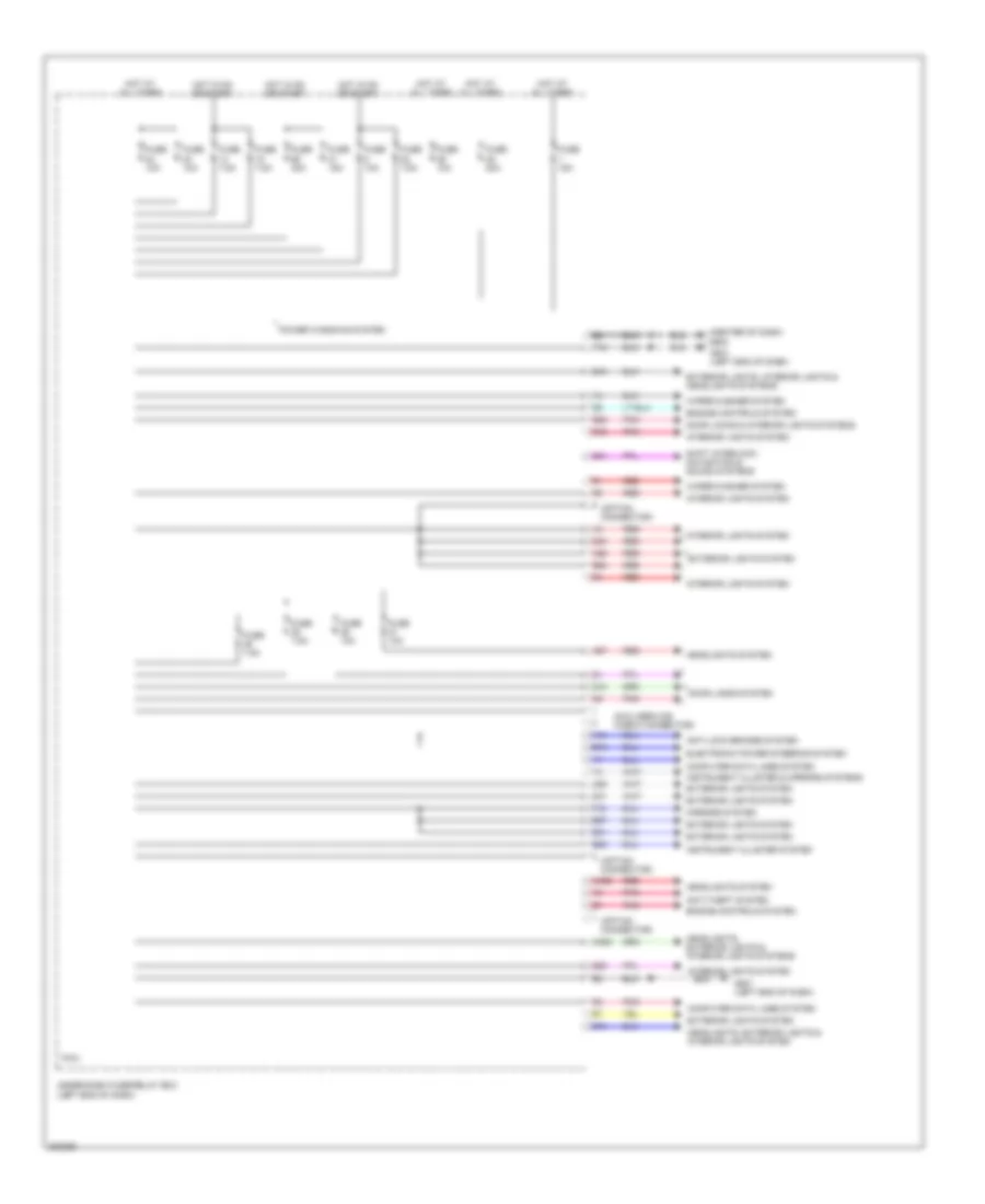 Электросхема блоков управления кузовом (1 из 2) для Honda CR-Z 2012