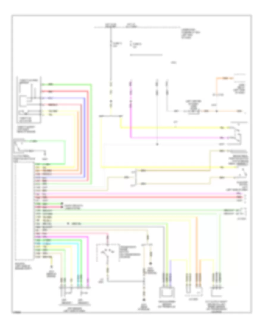 Электросхема системы круизконтроля (1 из 2) для Honda CR-Z 2012