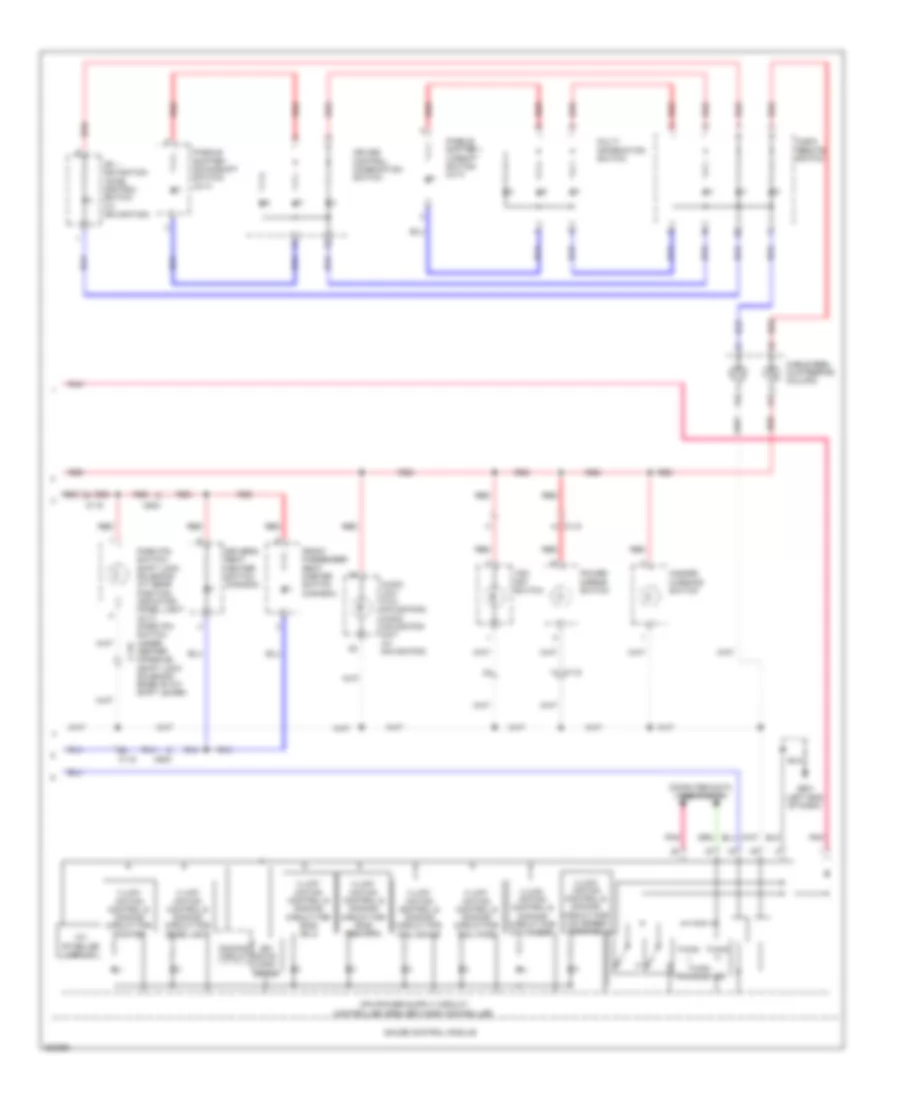 Электросхема подсветки приборов (2 из 2) для Honda CR-Z 2012