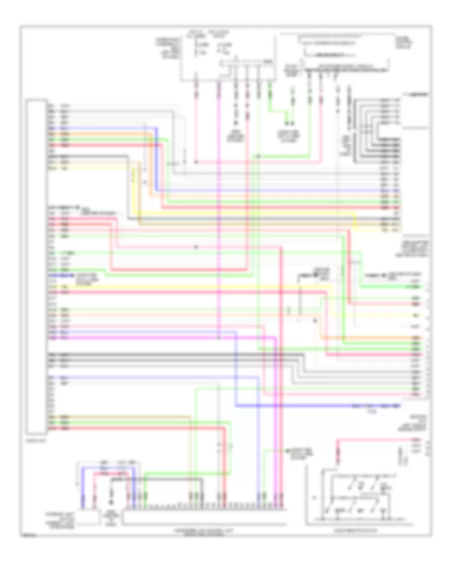 Radio Wiring Diagram, USA EX & CANADA without Навигация (1 из 2) для Honda CR-Z 2012