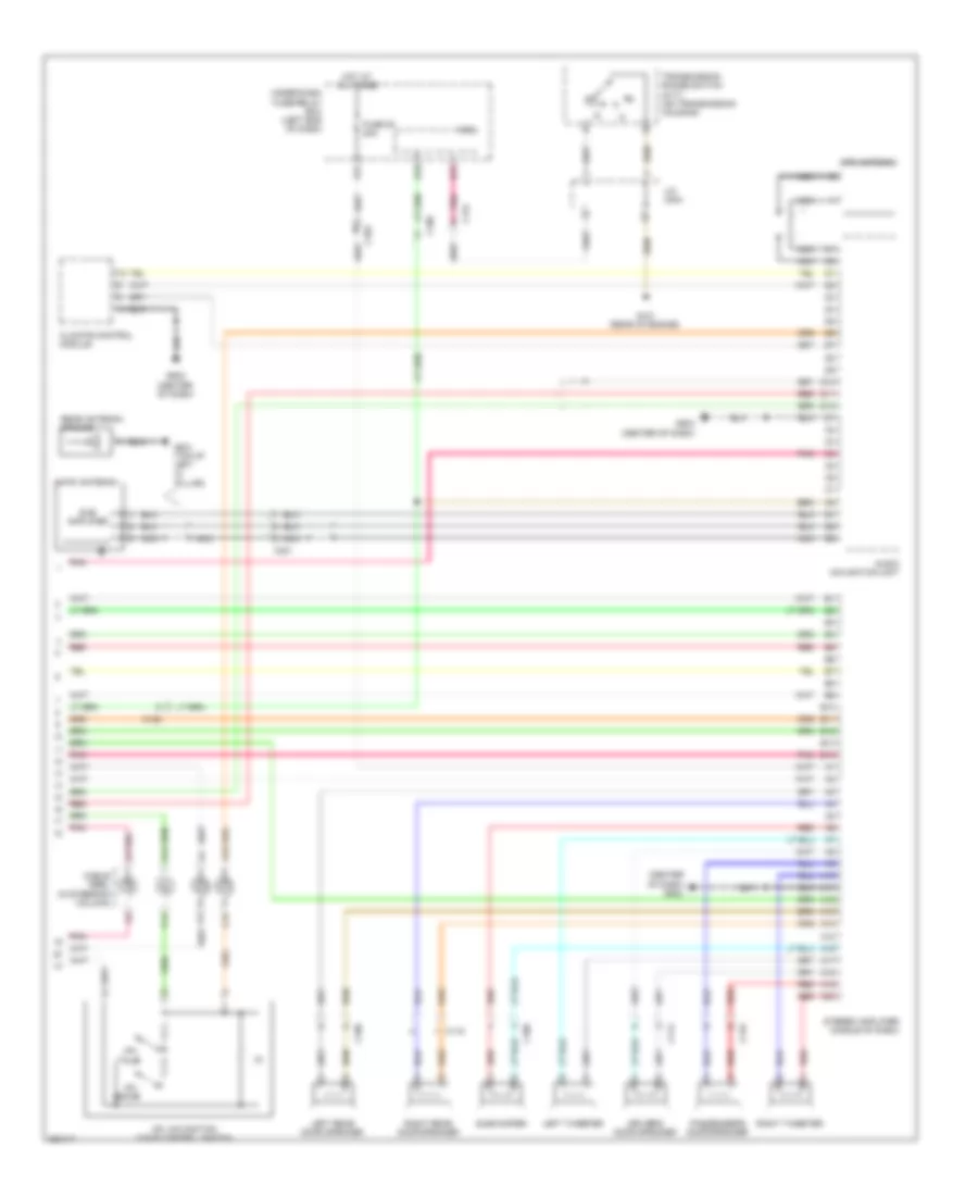 Электросхема магнитолы, С Навигация (2 из 2) для Honda CR-Z 2012