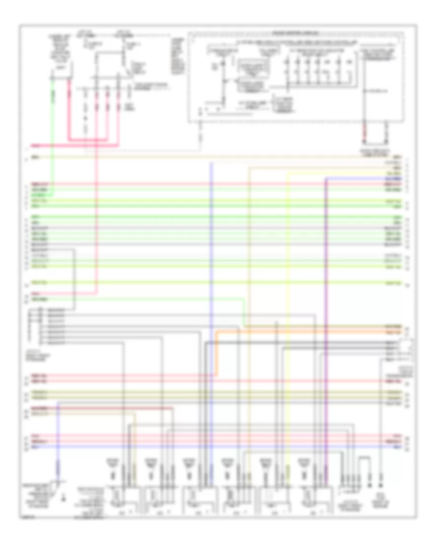 3.5L, Электросхема системы управления двигателем (4 из 6) для Honda Pilot Touring 2010