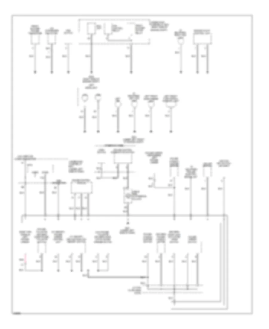 Электросхема подключение массы заземления (2 из 5) для Honda Pilot Touring 2010