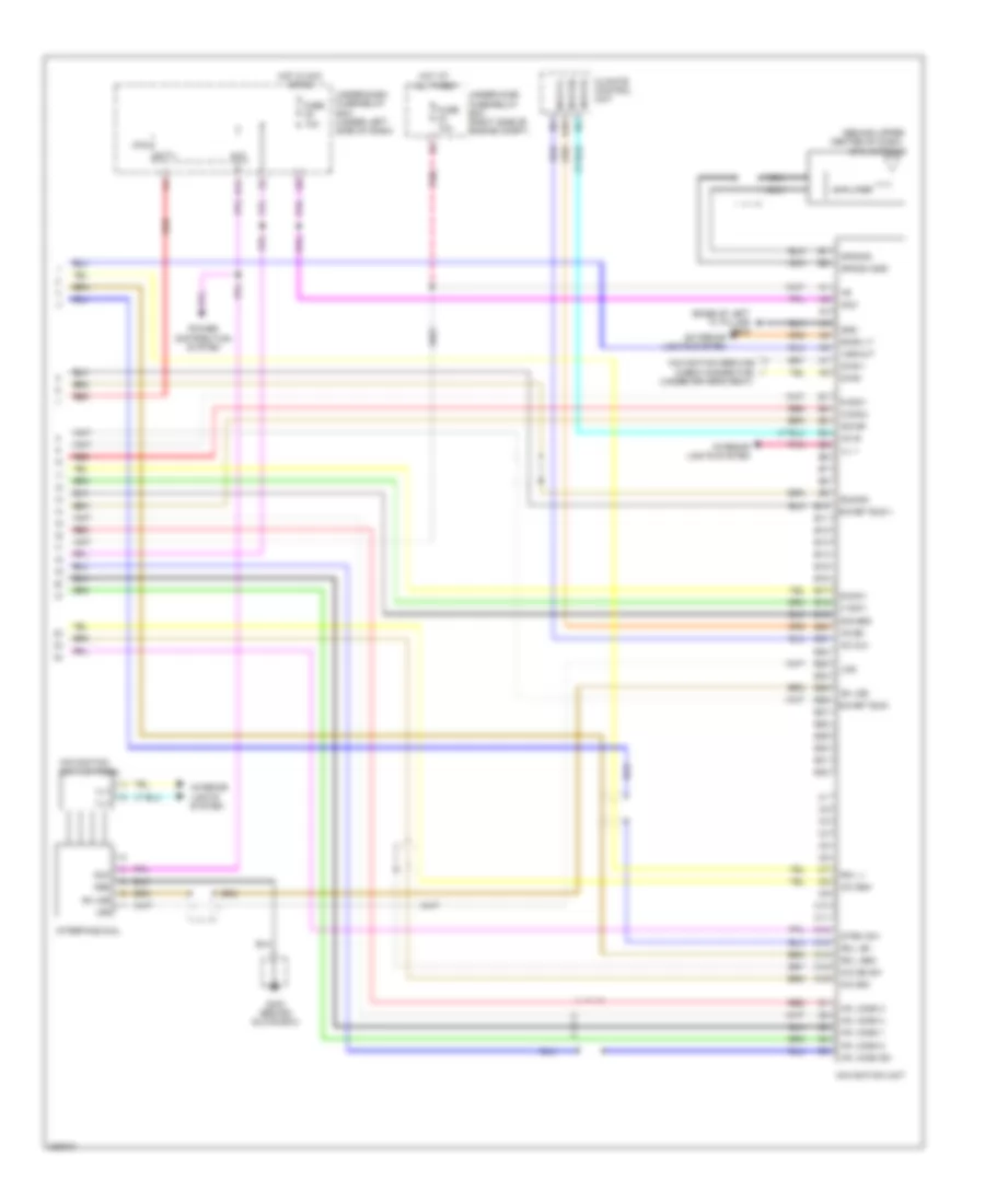 Электросхема навигации GPS (6 из 6) для Honda Pilot Touring 2010