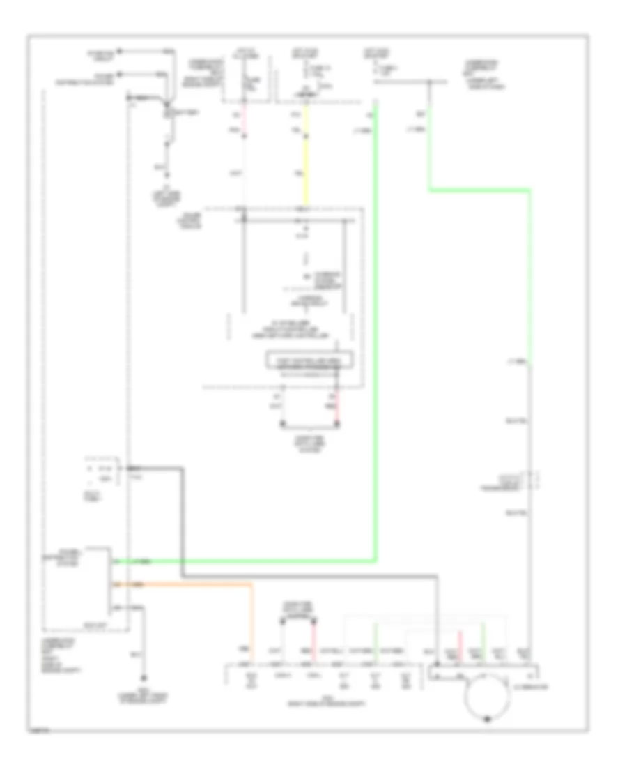 Электросхема Генератора для Honda Pilot Touring 2010