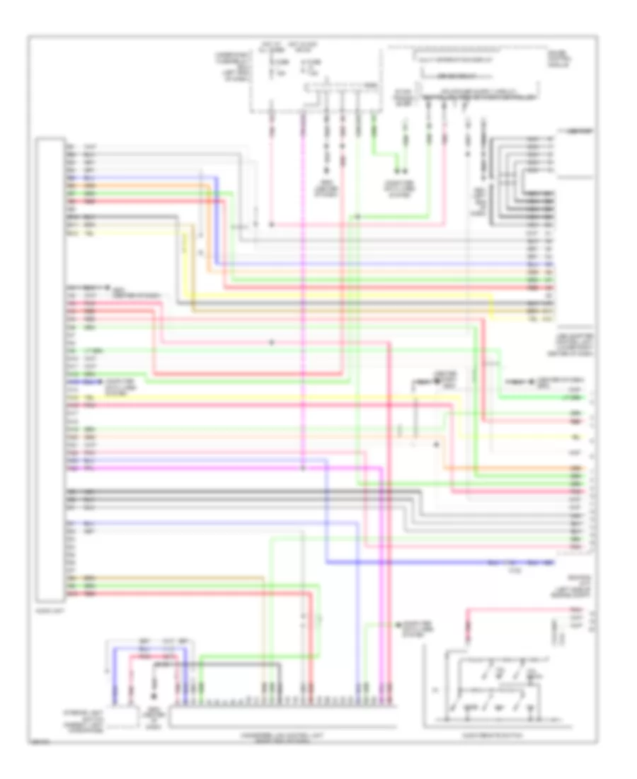 Radio Wiring Diagram, USA EX & CANADA without Навигация (1 из 2) для Honda CR-Z EX 2012
