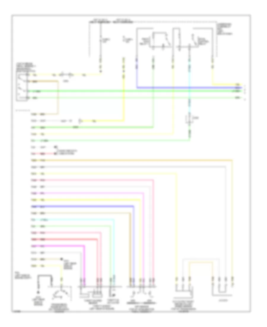 Электросхема системы круизконтроля, гибрид (1 из 2) для Honda Civic Natural Gas-L 2014