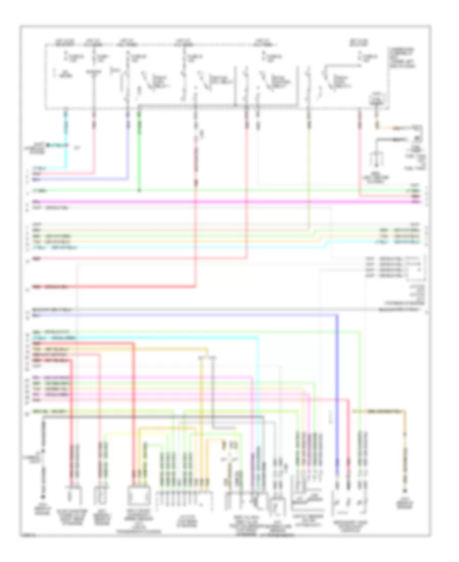 1.5L, Электросхема системы управления двигателем (4 из 5) для Honda Fit 2012