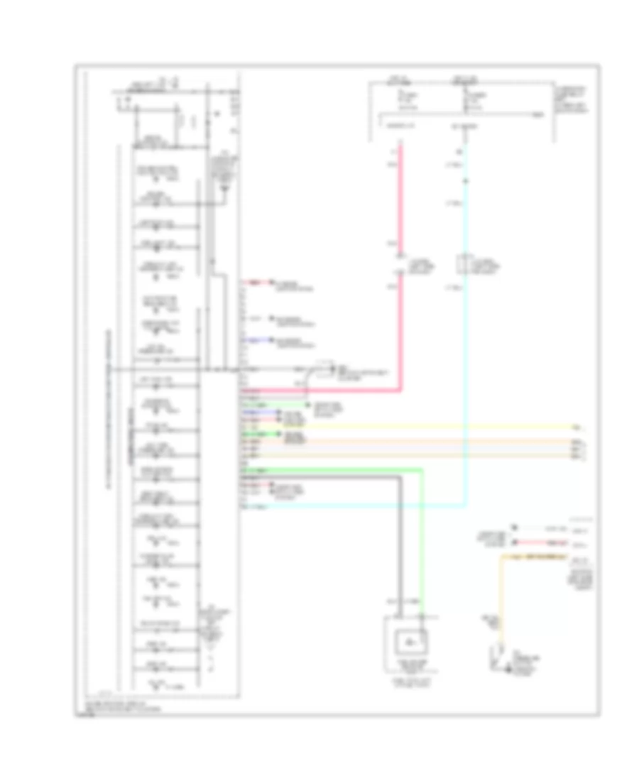 Электросхема панели приборов (1 из 2) для Honda Fit 2012