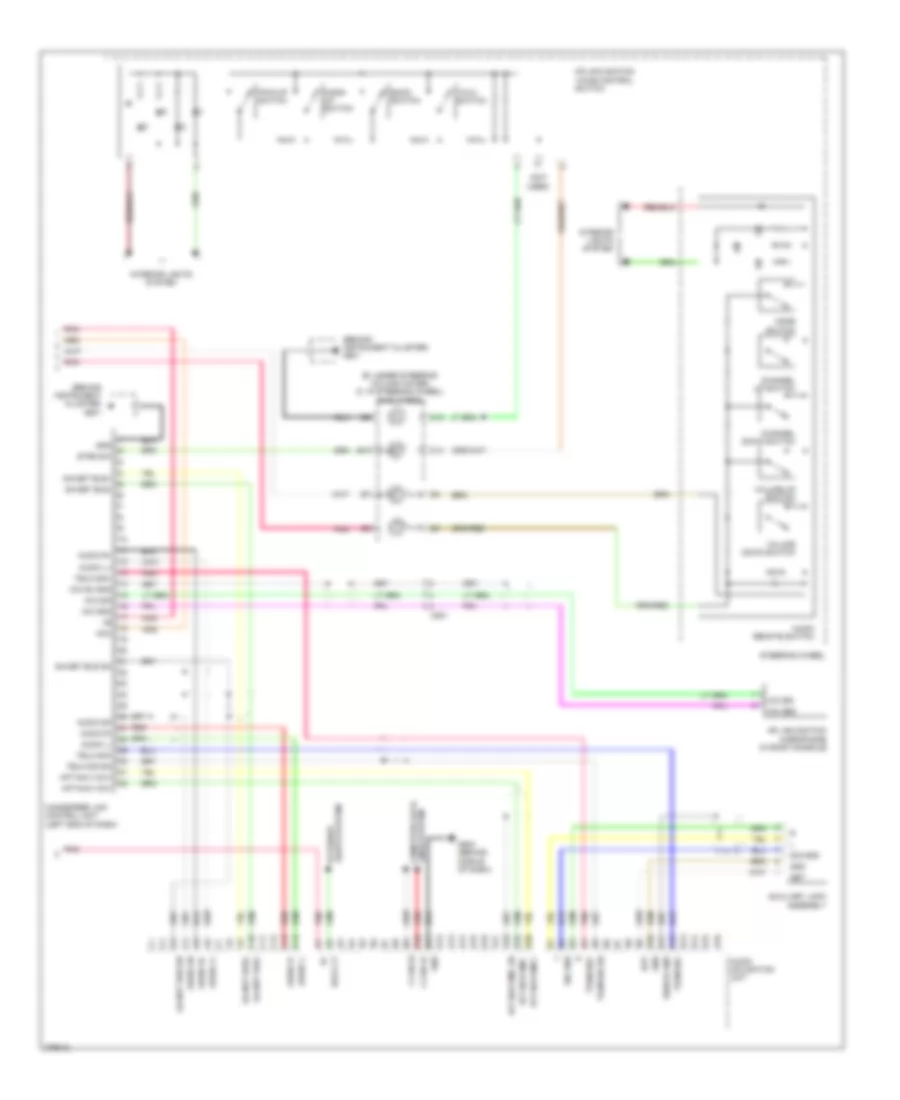 Электросхема магнитолы, С Навигация (2 из 2) для Honda Fit 2012