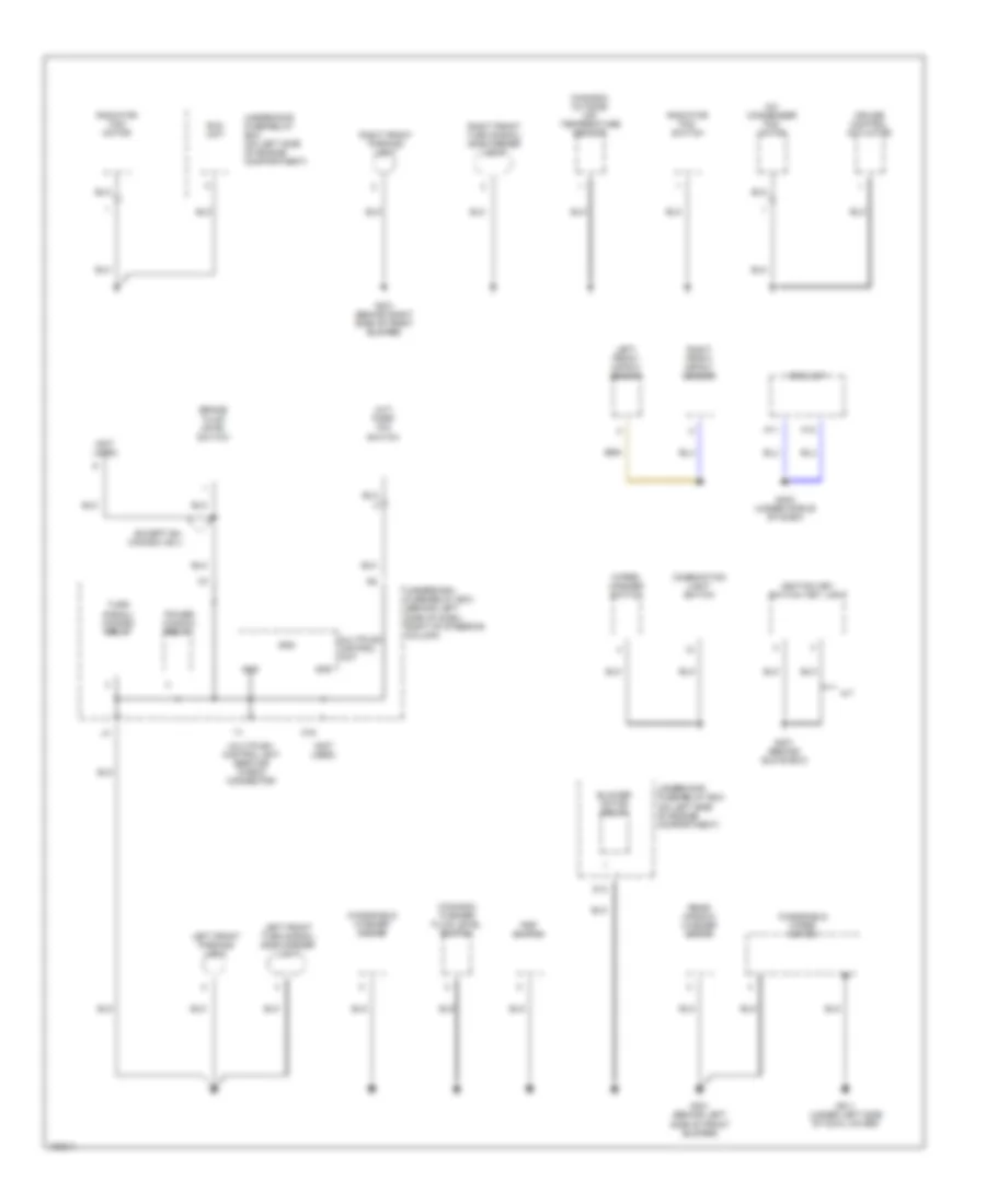 Электросхема подключение массы заземления (2 из 4) для Honda CR-V LX 2004