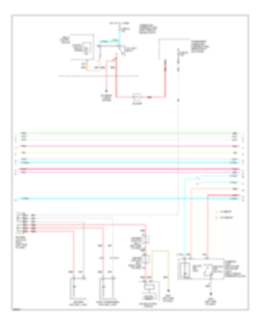 Электросхема подсветки (3 из 4) для Honda Odyssey EX 2013