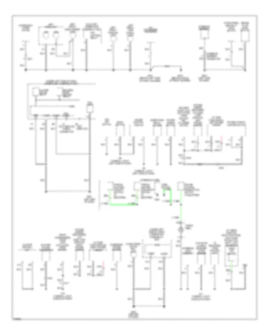 Электросхема подключение массы заземления (2 из 4) для Honda Insight 2012