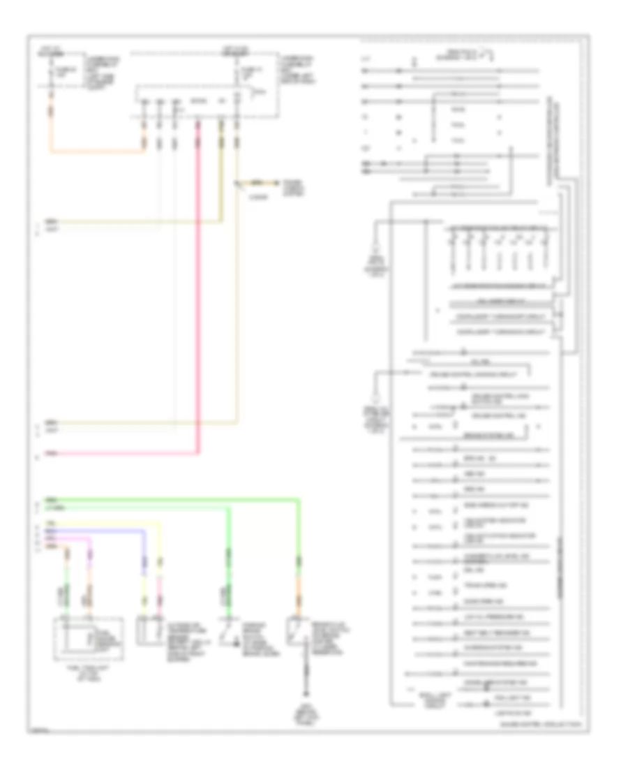 Instrument Cluster Wiring Diagram, EX, LX, SI & EX-L (2 из 2) для Honda Civic Si 2008