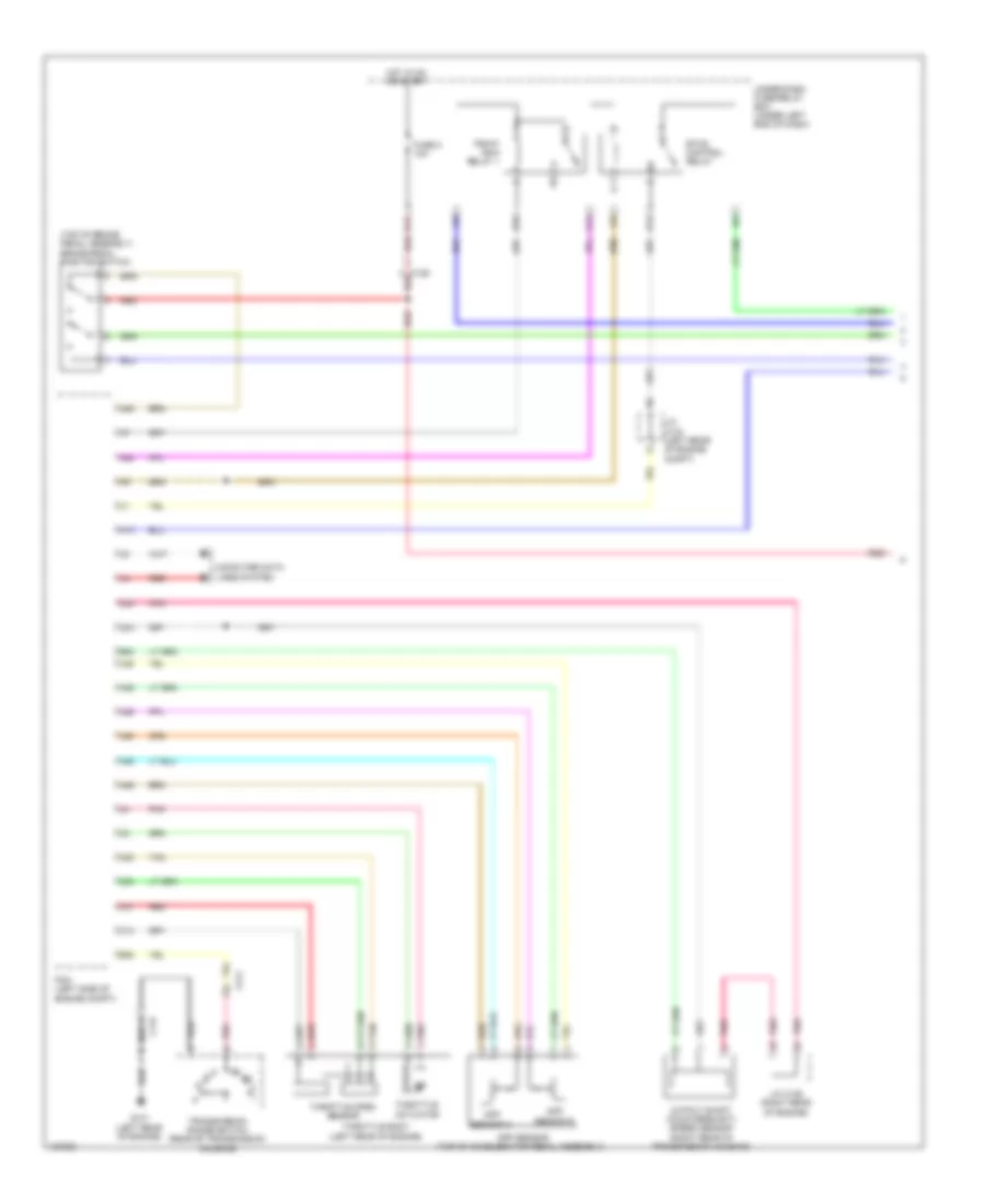 Электросхема системы круизконтроля (1 из 2) для Honda CR-V EX 2014