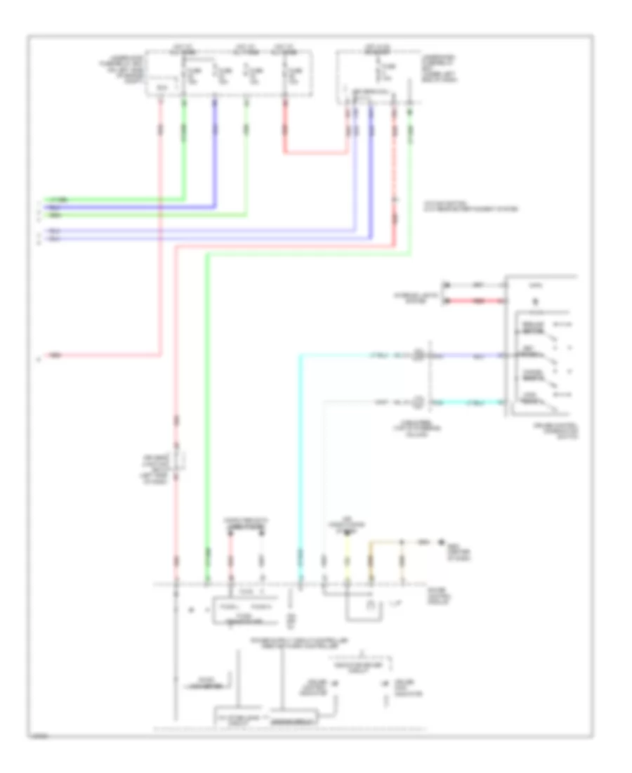 Электросхема системы круизконтроля (2 из 2) для Honda CR-V EX 2014