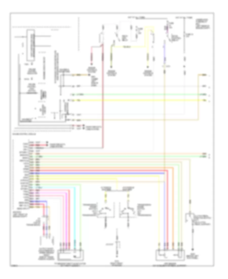 3.5L, Электросхема системы круизконтроля (1 из 2) для Honda Accord LX 2011