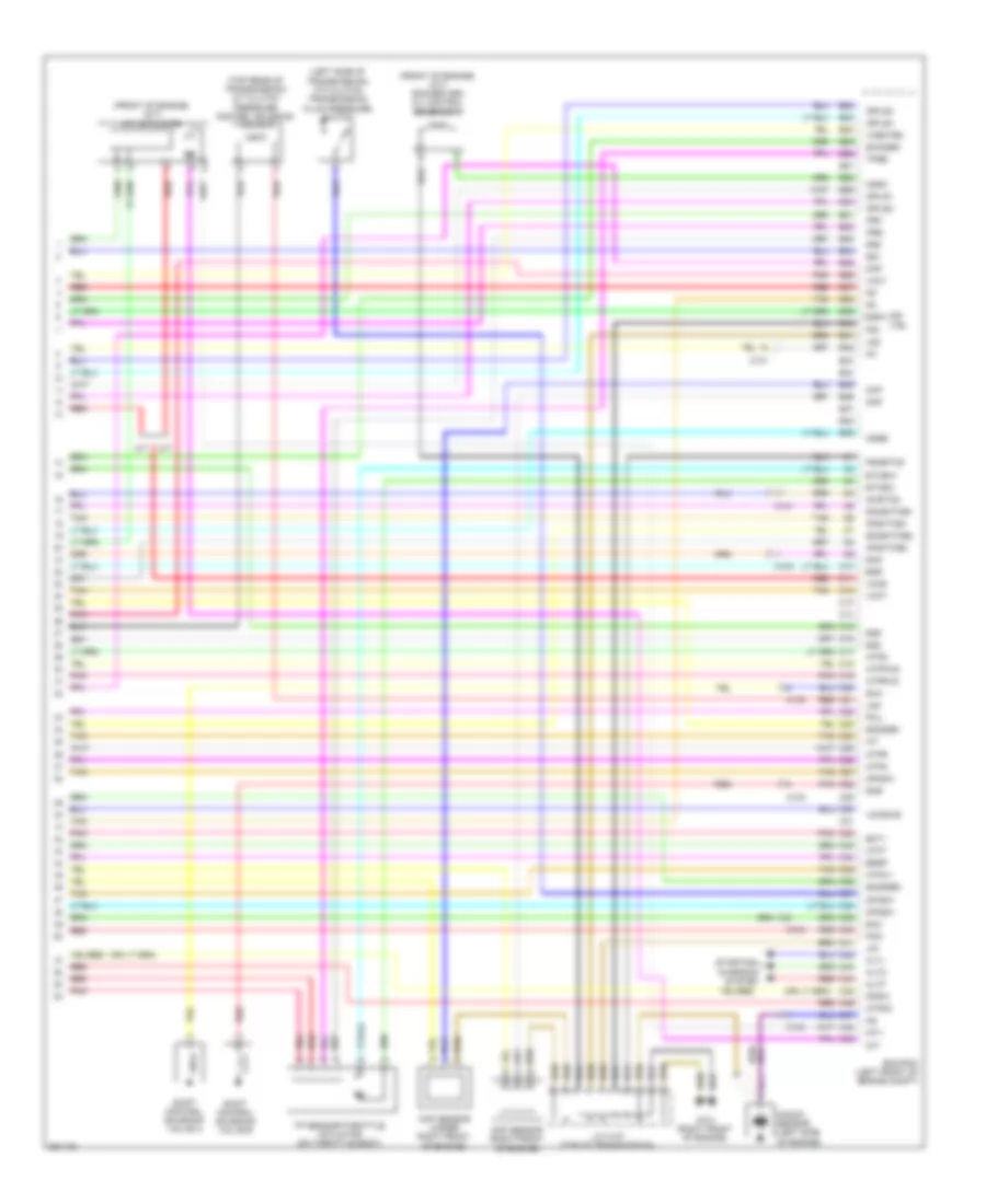 3.5L, Электросхема системы управления двигателем (7 из 7) для Honda Accord LX 2011