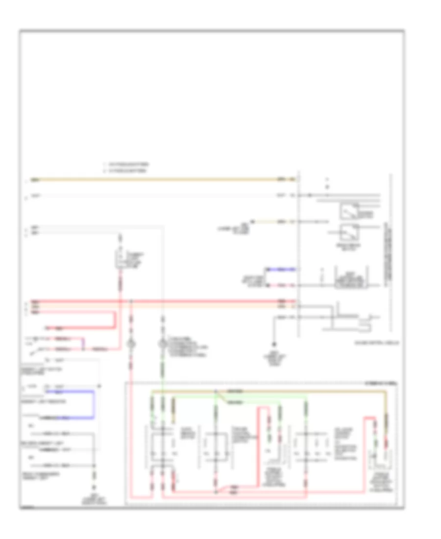 Электросхема подсветки приборов (3 из 3) для Honda Accord LX 2011