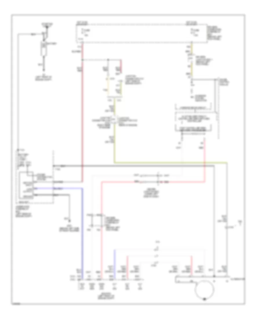 2.4L, Электросхема Генератора для Honda Accord LX 2011