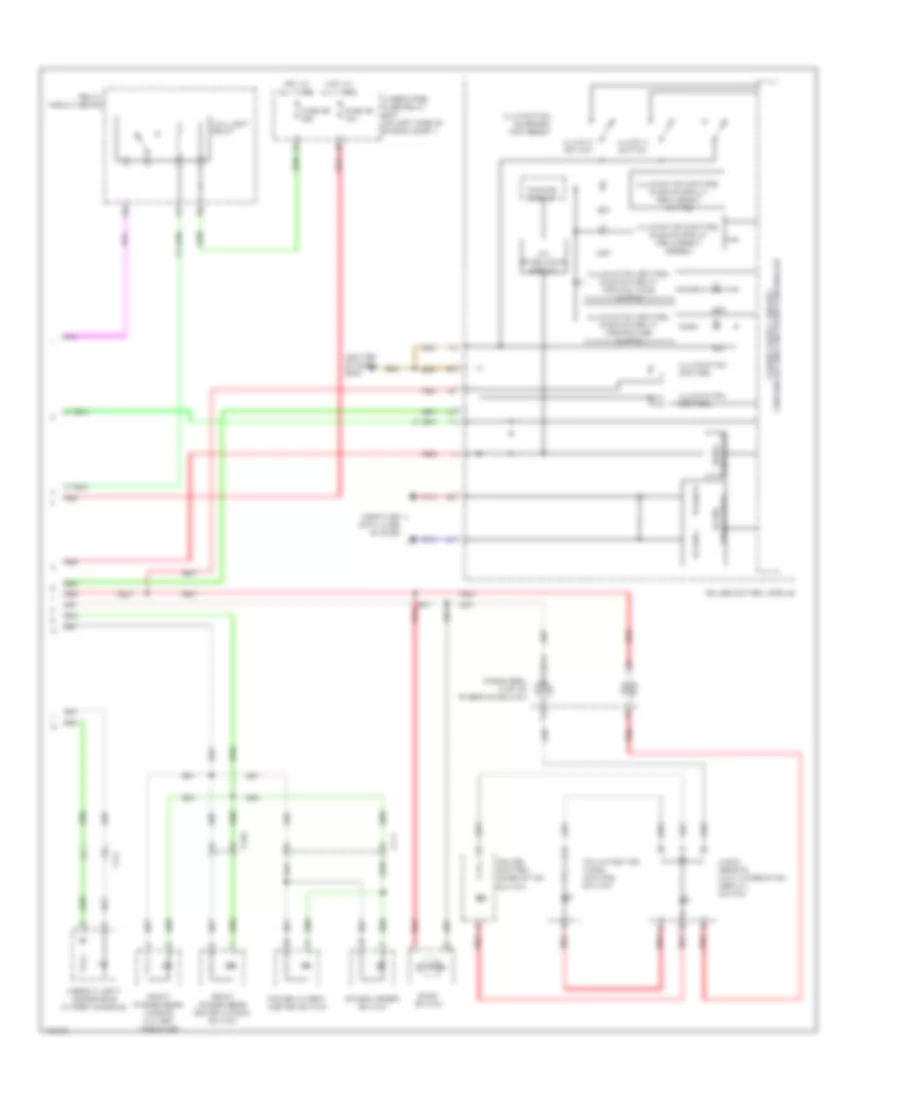 Электросхема подсветки приборов (2 из 2) для Honda CR-V LX 2014