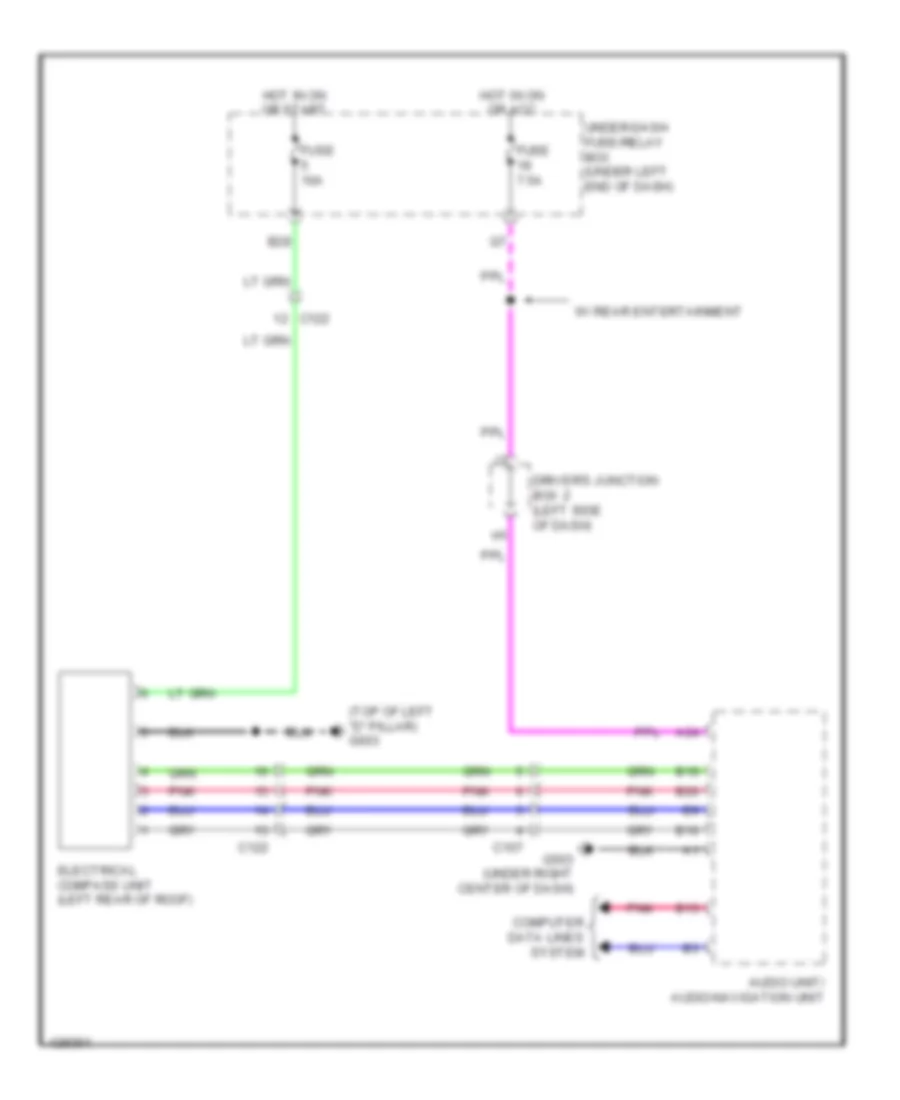 схема компаса для Honda CR-V LX 2014