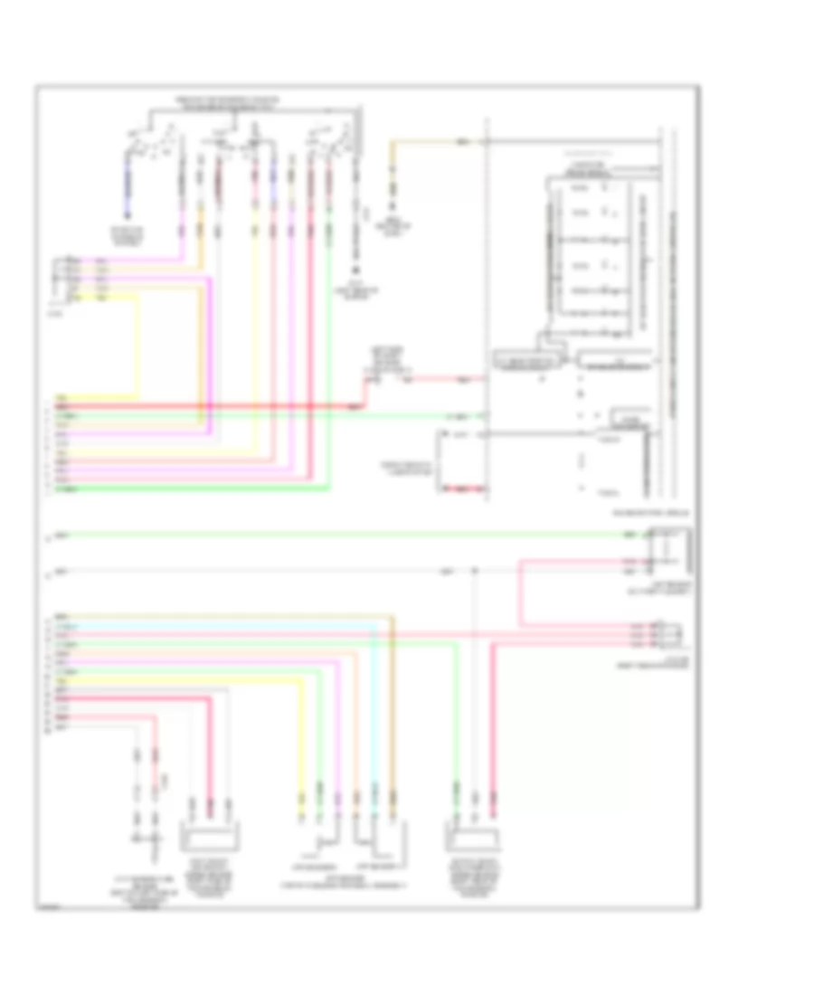 Электросхема автоматической коробки передач АКПП (2 из 2) для Honda CR-V LX 2014