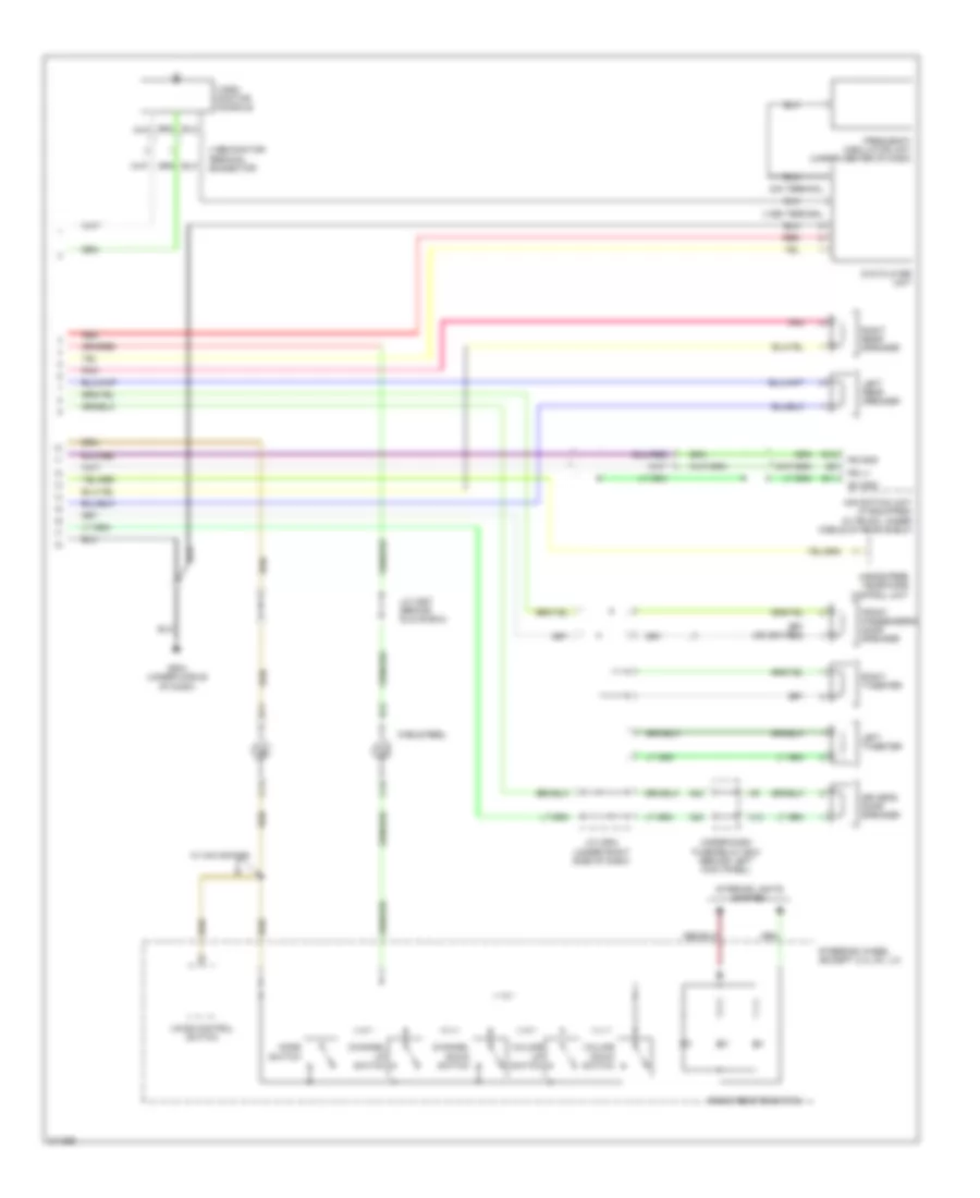 2.4L, Rear Seat Entertainment Wiring Diagram, EX-L Sedan & A/T Coupe (2 из 2) для Honda Accord DX 2005