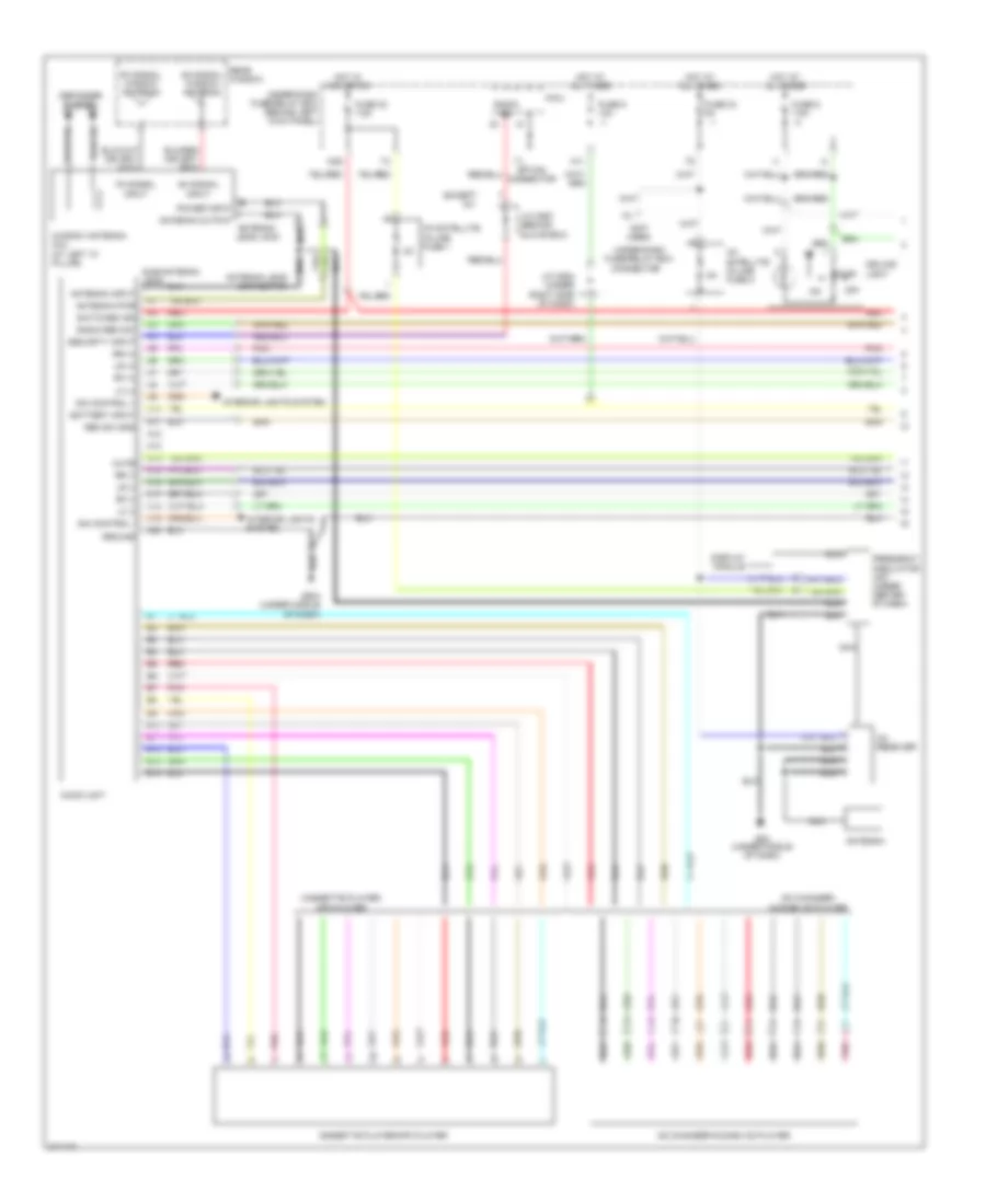 3.0L, Rear Seat Entertainment Wiring Diagram, DX, LX, EX Sedan & A/T Coupe (1 из 2) для Honda Accord DX 2005