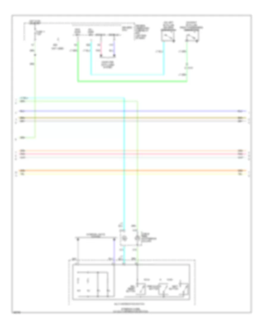 Электросхема панели приборов (2 из 3) для Honda Odyssey LX 2013