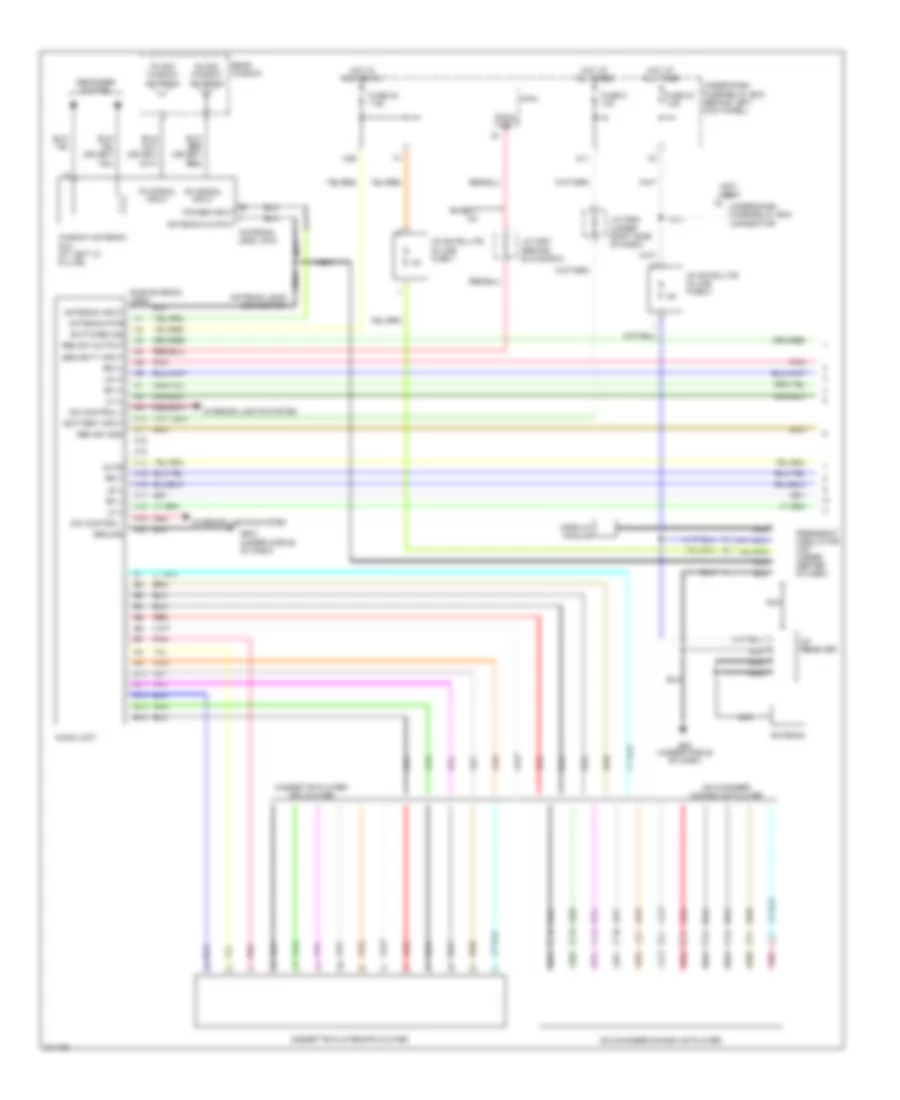 3.0L, Radio Wiring Diagram, DX, LX, EX Sedan & A/T Coupe (1 из 2) для Honda Accord Hybrid 2005