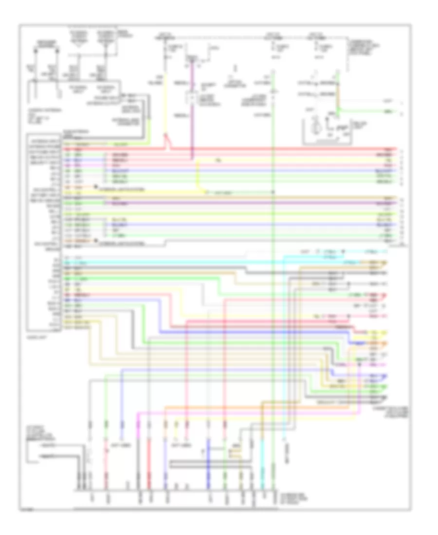 3.0L, Rear Seat Entertainment Wiring Diagram, EX-L Sedan & A/T Coupe (1 из 2) для Honda Accord Hybrid 2005