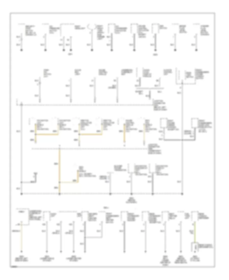 Электросхема подключение массы заземления, кроме гибрида (3 из 4) для Honda Accord Hybrid 2005