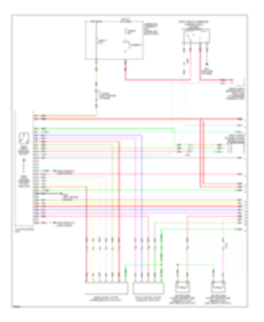 Электросхема кондиционера (1 из 4) для Honda Fit EV 2014