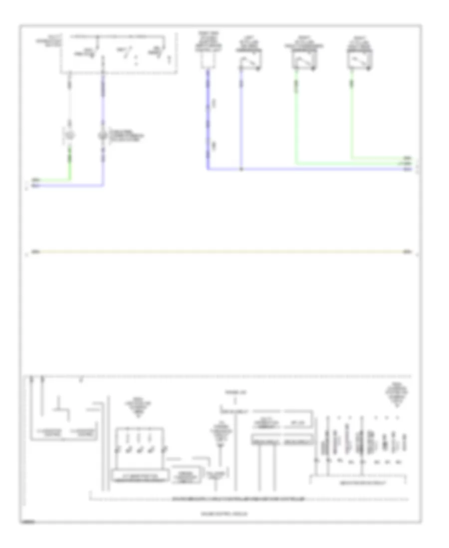 Электросхема панели приборов, электромобиль (2 из 3) для Honda Fit EV 2014