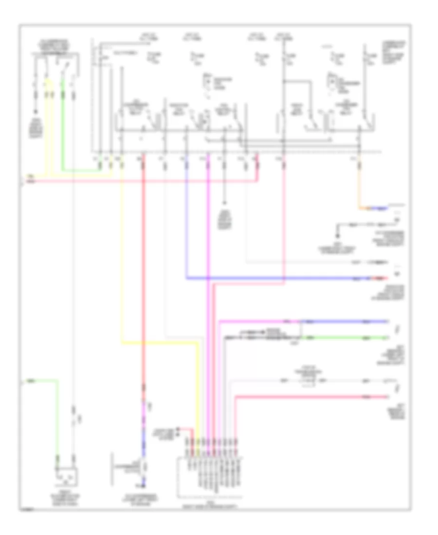 Электросхема кондиционера (3 из 3) для Honda Pilot LX 2012