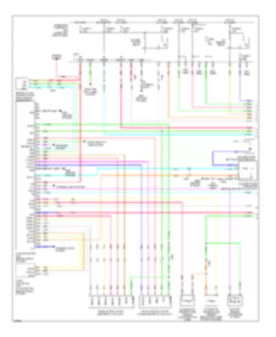 Электросхема кондиционера (1 из 2) для Honda Insight 2014