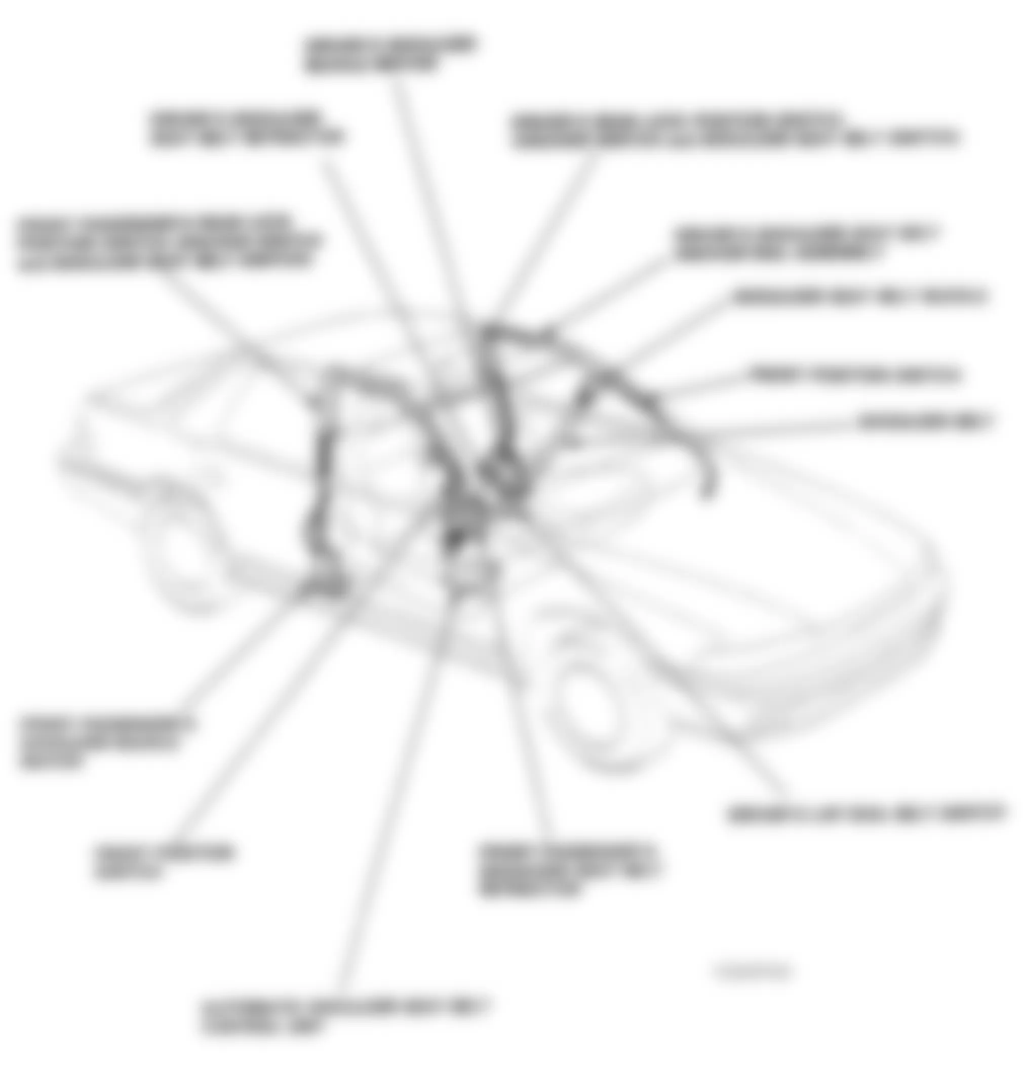 Honda Accord DX 1990 - Component Locations -  Component Locations (5 Of 12)