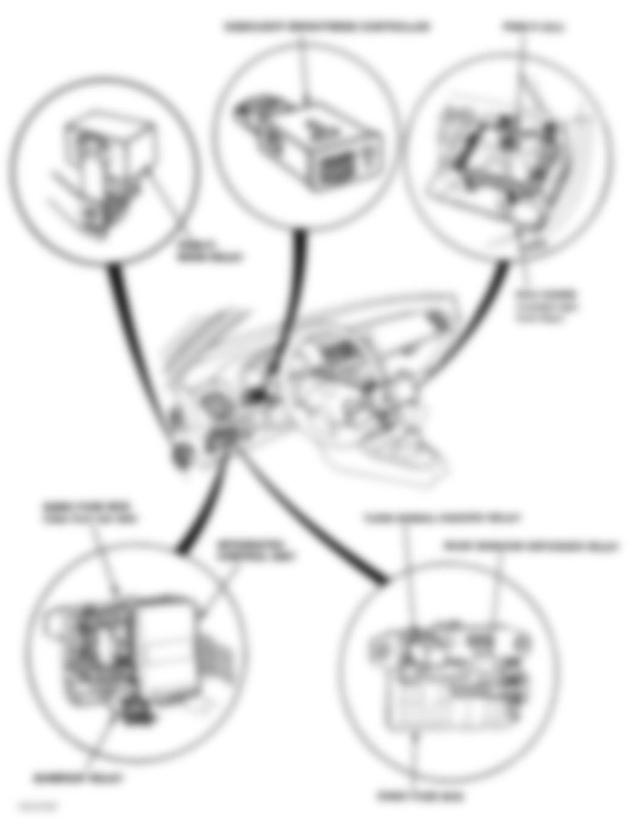 Honda Civic EX 1990 - Component Locations -  Component Locations (3 Of 12)