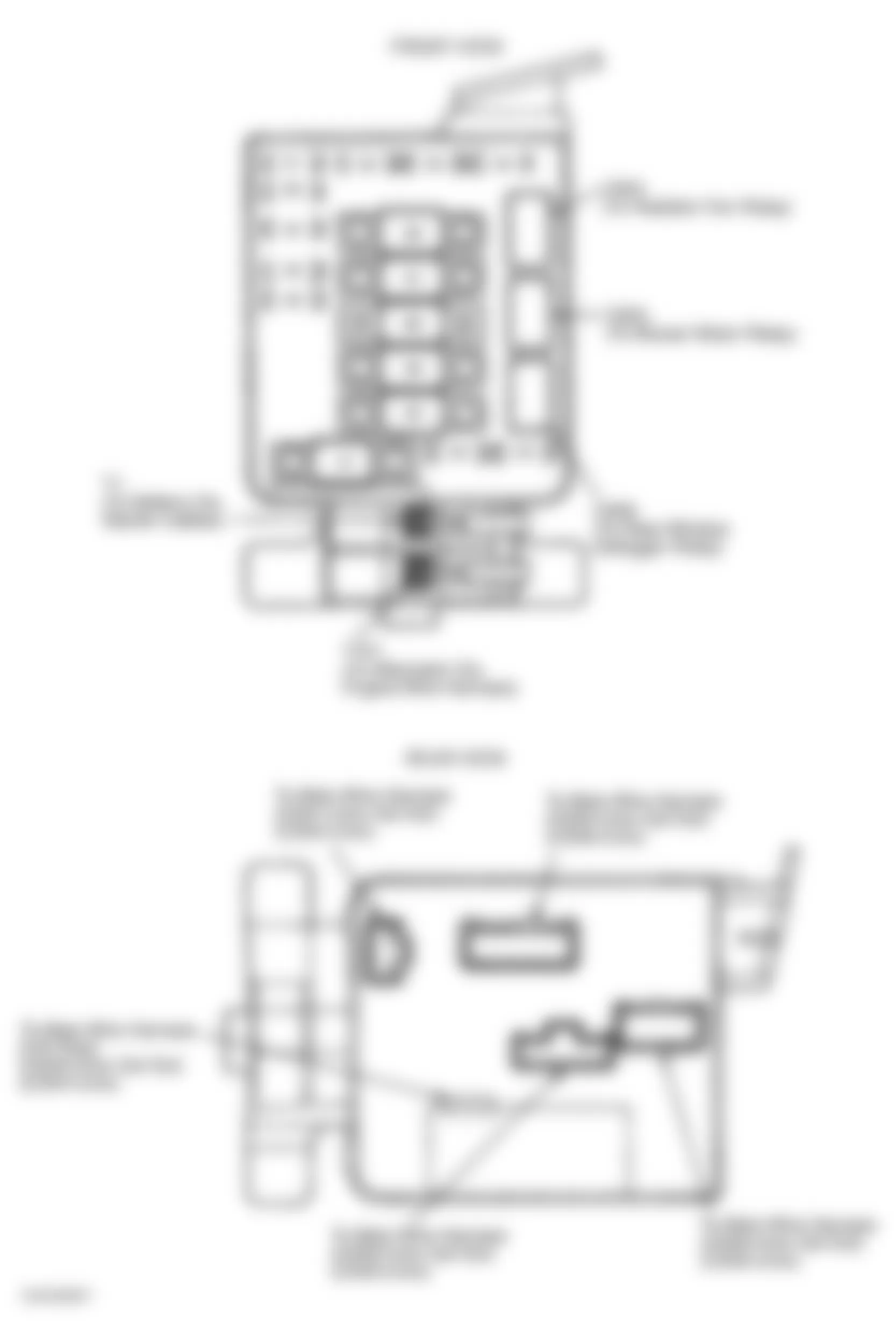 Honda Civic DX 1992 - Component Locations -  Identifying Under-Hood Fuse/Relay Box Components (1994-95 Civic & Civic Del Sol)