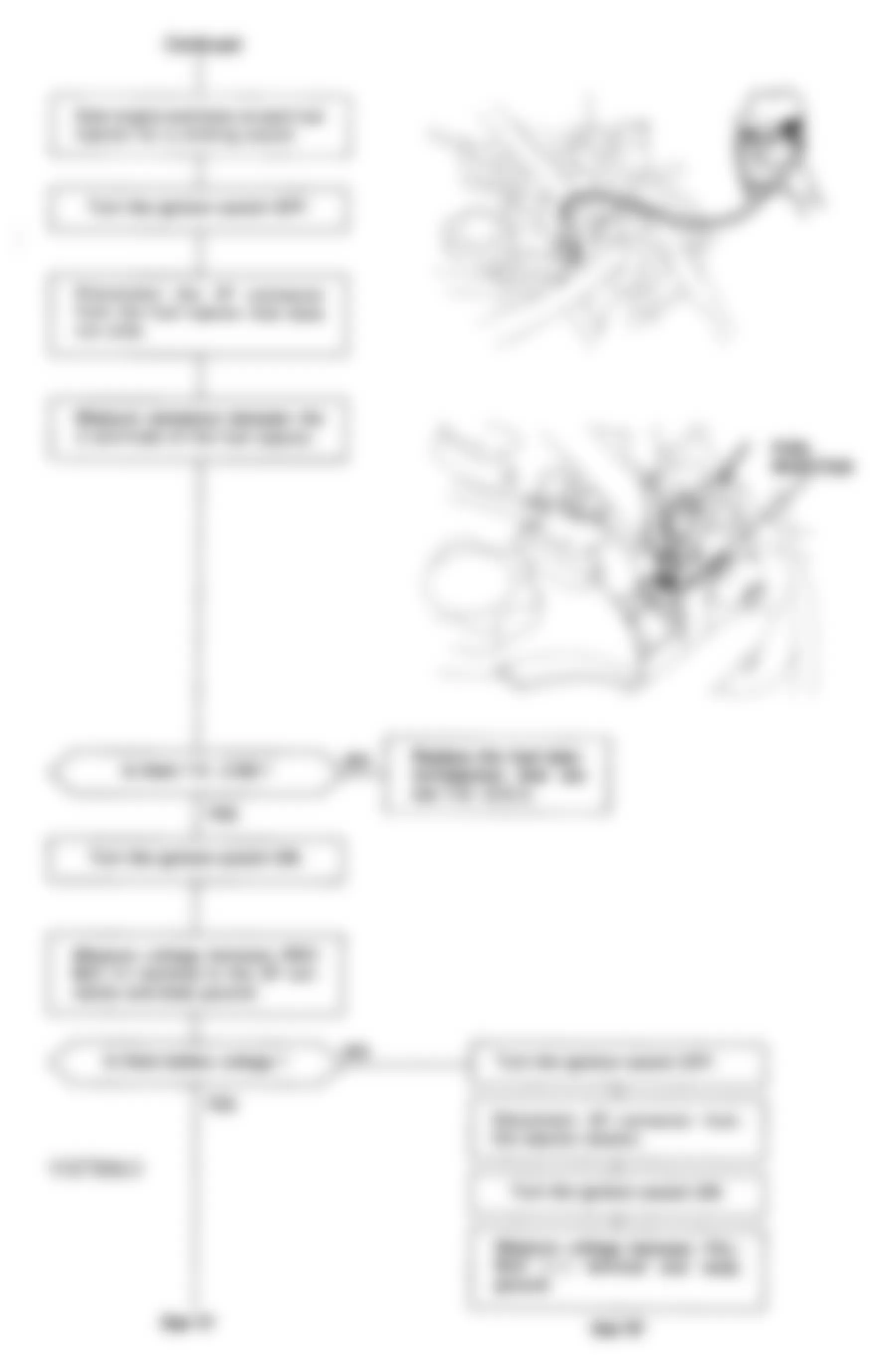 Honda Accord DX 1993 - Component Locations -  Code 16 Flowchart, Fuel Injectors (2 of 3)