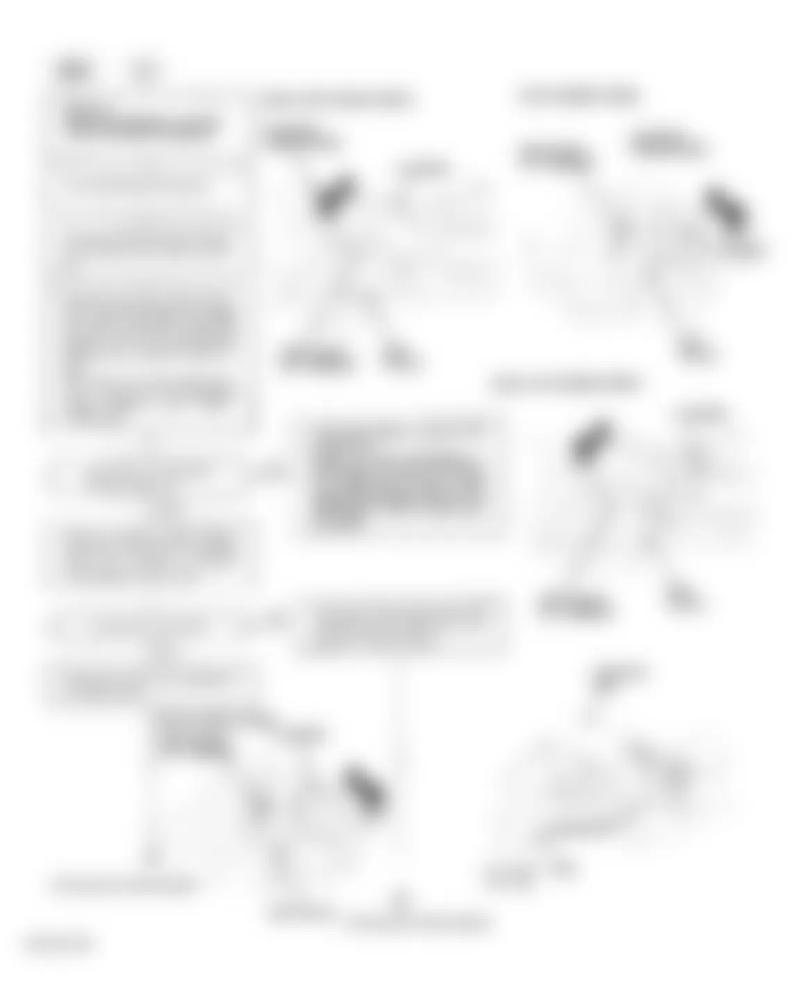 Honda Accord LX 1994 - Component Locations -  Code 12 Flow Chart (1 of 5) EGR System