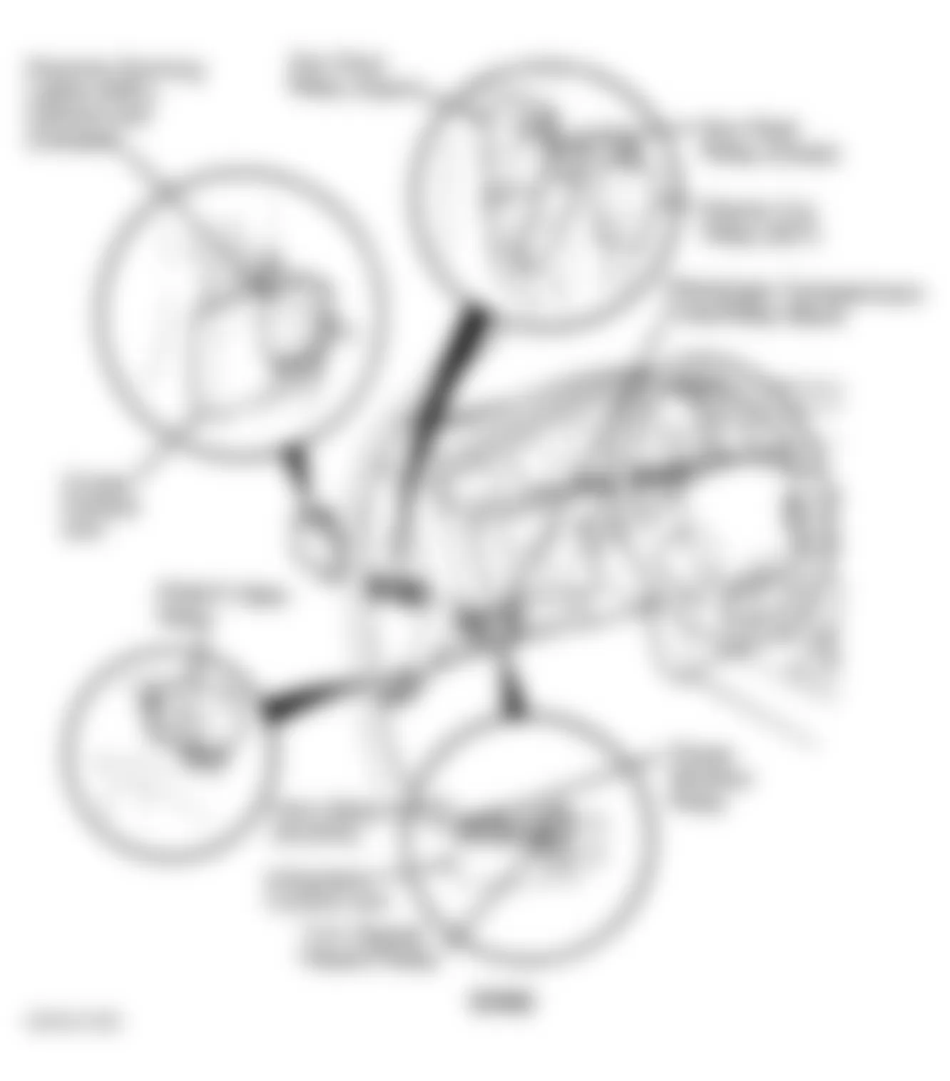 Honda Civic LX 1994 - Component Locations - Component Locations (2 Of 6)