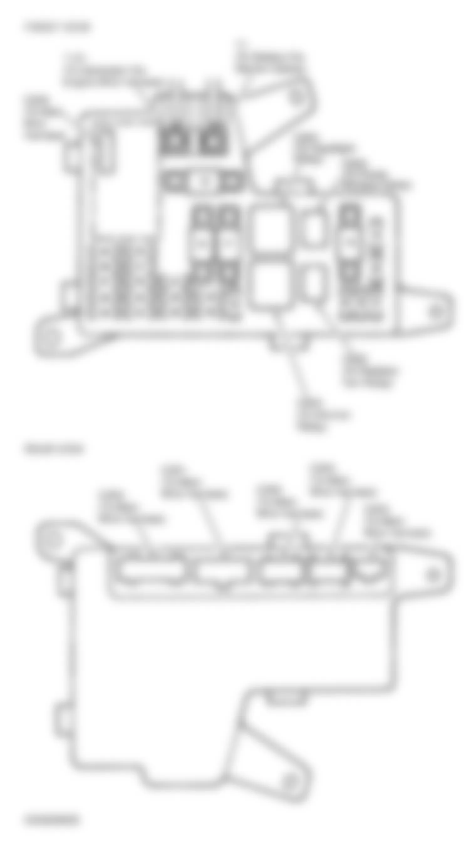 Honda Accord EX 1995 - Component Locations -  Locating Components On Underhood Fuse/Relay Box