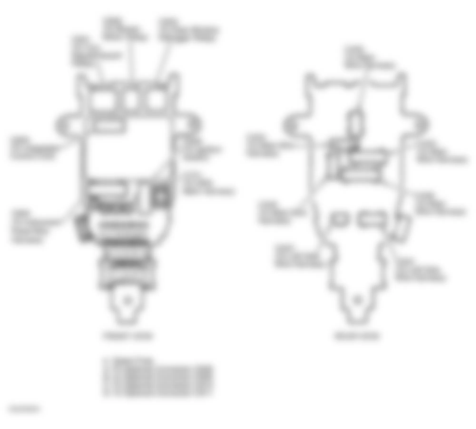 Honda Accord EX 1995 - Component Locations -  Locating Components On Underdash Fuse/Relay Box