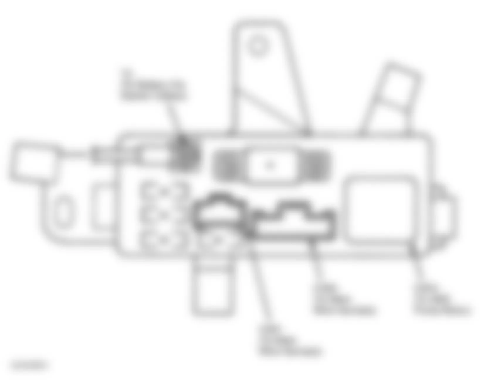 Honda Accord LX 1995 - Component Locations - Locating Components On Underhood ABS Fuse/Relay Box