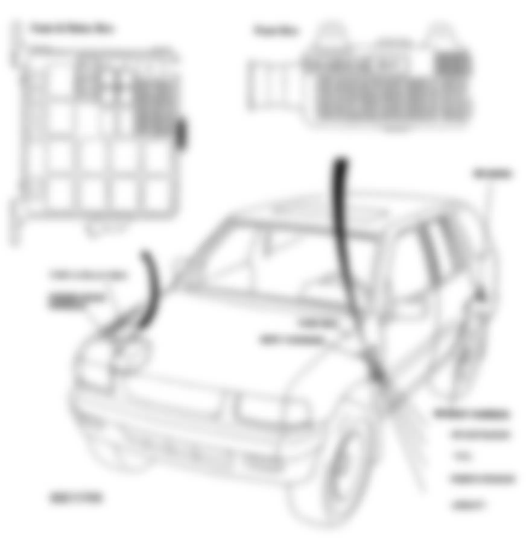 Honda Passport EX 1995 - Component Locations -  Electical Component Locations (1995.5)