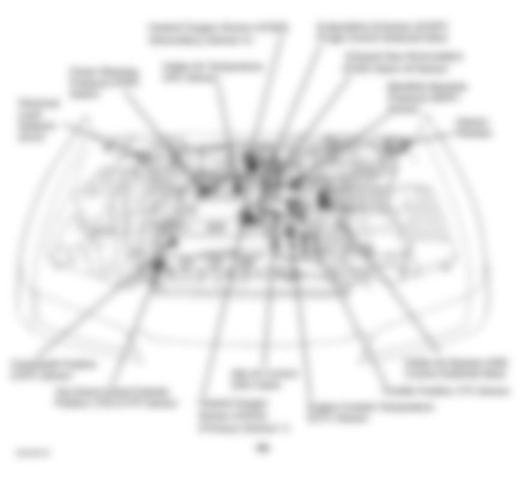 Honda Accord DX 1996 - Component Locations -  Engine Compartment (2.7L)